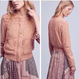 Anthropologie Hei Hei Itinerary Bomber Jacket